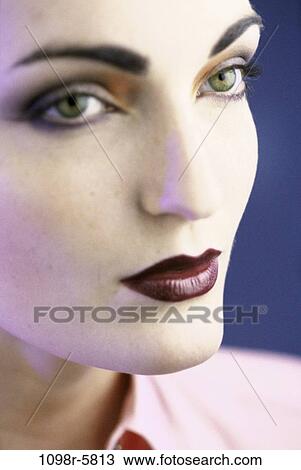 people, woman, indoors, Caucasian, young adult, Young women headshots View Large Photo Image Stock Image - people, woman, indoors, Caucasian, young adult, Young women headshots. Fotosearch