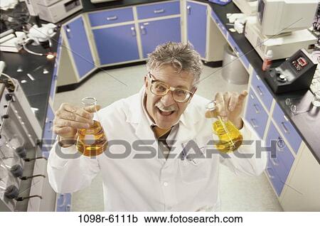 scientist, research, Middle-aged, humor, mad, lab View Large Photo Image Stock Image - scientist, research, Middle-aged, humor, mad, lab. Fotosearch