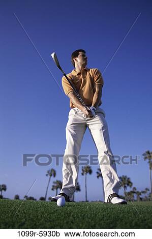 sky, playing, golf, outdoors, Middle-aged, club View Large Photo Image Stock Image - sky, playing, golf, outdoors, Middle-aged, club. Fotosearch