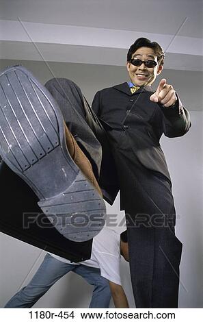 businessman, sunglasses, humor, Middle-aged, business, Asian View Large Photo Image Picture - businessman, sunglasses, humor, Middle-aged, business, Asian. Fotosearch