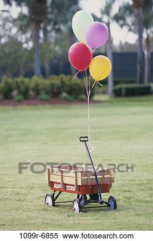 Stock Photography - celebration, balloons, birthday, festive, objects, gift, present. Fotosearch