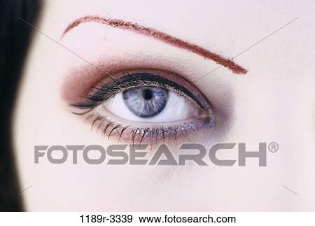 eye, woman, body parts, makeup, eyeliner, eyelashes, mascara View Large Photo Image Stock Photo - eye, woman, body parts, makeup, eyeliner, eyelashes, mascara. Fotosearch