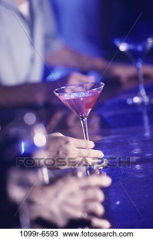 Stock Image - glass, drinking, bar, restaurant, alcohol, tavern. Fotosearch