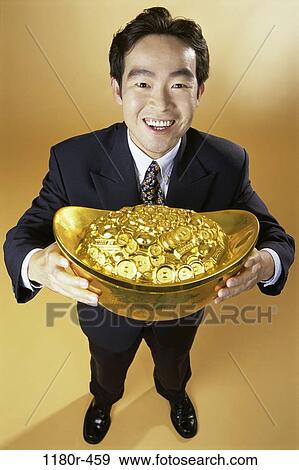 gold, Asian, business, indulgence, businessman, indoors View Large Photo Image Stock Photo - gold, Asian, business, indulgence, businessman, indoors. Fotosearch