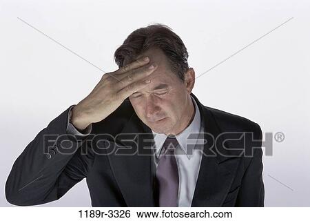 headache, stress, business, Middle-aged, frustrated, pain View Large Photo Image Stock Photograph - headache, stress, business, Middle-aged, frustrated, pain. Fotosearch