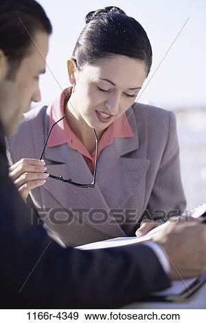 meeting, multiethnic, eyeglasses, business, outdoors, teamwork, businesspeople View Large Photo Image Stock Photo - meeting, multiethnic, eyeglasses, business, outdoors, teamwork, businesspeople. Fotosearch