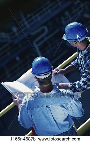 men, industry, construction, teamwork, blueprints, workers, comparing View Large Photo Image Stock Image - men, industry, construction, teamwork, blueprints, workers, comparing. Fotosearch