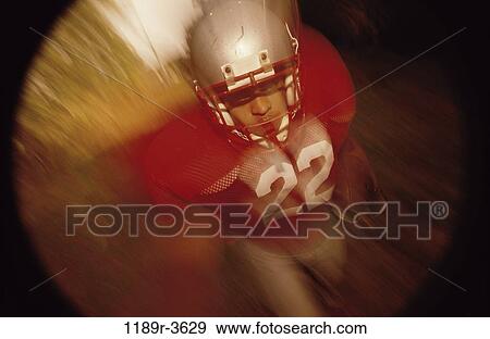 Stock Photo - people, blur, football, outdoors, player, sport. Fotosearch