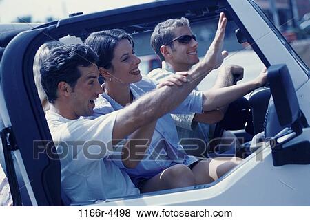 people, car, sunglasses, outdoors, transportation, friends, jeep View Large Photo Image Stock Photo - people, car, sunglasses, outdoors, transportation, friends, jeep. Fotosearch