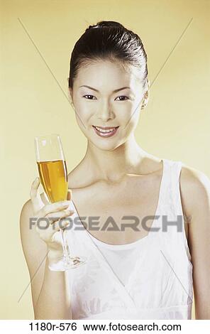 people, glass, woman, smiling, Asian, wine, drinking View Large Photo Image Stock Photograph - people, glass, woman, smiling, Asian, wine, drinking. Fotosearch
