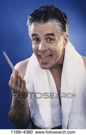 people, gray, hair, Middle-aged, towel, bath View Large Photo Image Stock Image - people, gray, hair, Middle-aged, towel, bath. Fotosearch