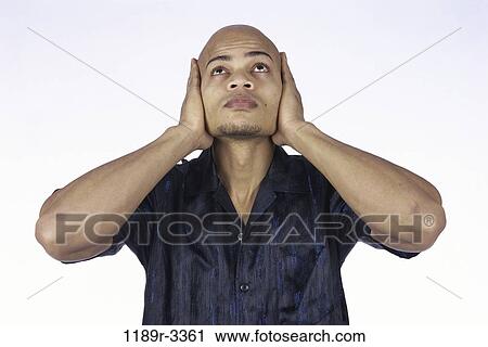 people, hands, ears, covering, silence, worry View Large Photo Image Stock Image - people, hands, ears, covering, silence, worry. Fotosearch
