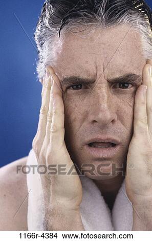 people, headache, Middle-aged, brunette, worry, indoors View Large Photo Image Picture - people, headache, Middle-aged, brunette, worry, indoors. Fotosearch