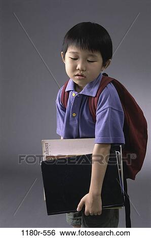 people, heavy, Asian, books, backpack, boy, carrying View Large Photo Image Stock Photograph - people, heavy, Asian, books, backpack, boy, carrying. Fotosearch