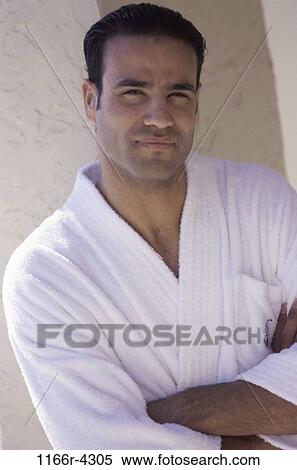 people, Hispanic, outdoors, brunette, bathrobe, Caucasian View Large Photo Image Stock Photography - people, Hispanic, outdoors, brunette, bathrobe, Caucasian. Fotosearch