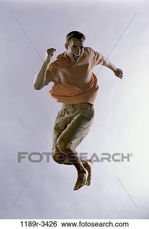 people, jump, jumping, playful, blond, barefoot View Large Photo Image Stock Photograph - people, jump, jumping, playful, blond, barefoot. Fotosearch