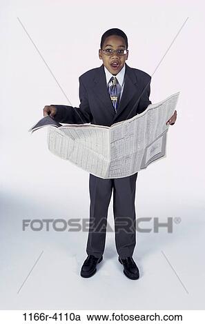 people, newspaper, suit, boy, business, humor, personification View Large Photo Image Stock Image - people, newspaper, suit, boy, business, humor, personification. Fotosearch