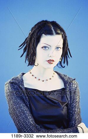 people, sweater, Gothic, piercing, indoors, teenager View Large Photo Image Stock Image - people, sweater, Gothic, piercing, indoors, teenager. Fotosearch