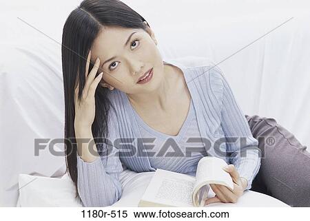 people, woman, Asian, reading, book, education View Large Photo Image Stock Photography - people, woman, Asian, reading, book, education. Fotosearch