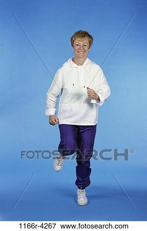 people, woman, senior, healthy, Middle-aged, exercise, indoors View Large Photo Image Stock Photo - people, woman, senior, healthy, Middle-aged, exercise, indoors. Fotosearch