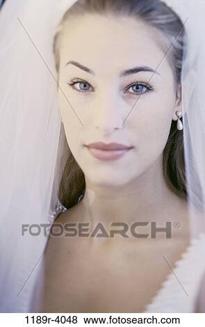 people, woman, wedding, veil, bride, marriage, beautiful View Large Photo Image Stock Photo - people, woman, wedding, veil, bride, marriage, beautiful. Fotosearch