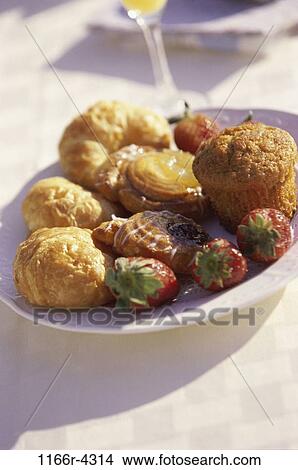 plate, assorted, fruits, diversity, breads, food, dessert View Large Photo Image Picture - plate, assorted, fruits, diversity, breads, food, dessert. Fotosearch