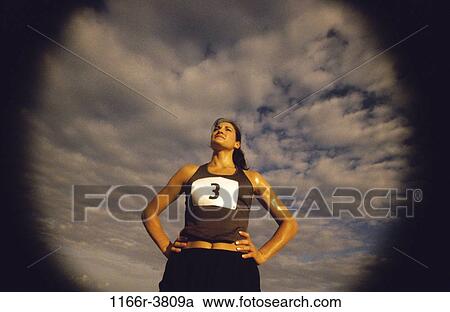 running, woman, clouds, Hispanic, confident, outdoors, sports View Large Photo Image Stock Image - running, woman, clouds, Hispanic, confident, outdoors, sports. Fotosearch