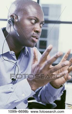 Stock Image - telephone, talking, phone, business, businessman. Fotosearch