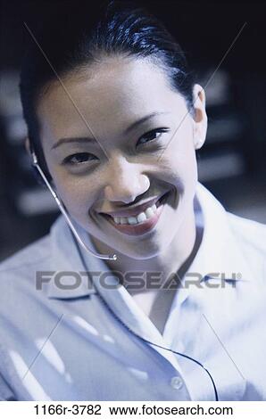 woman, headset, Asian, business, casual, customer service, casual dress View Large Photo Image Stock Image - woman, headset, Asian, business, casual, customer service, casual dress. Fotosearch