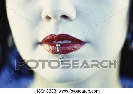woman, nose, mouth, body parts, lips, lipstick, piercing View Large Photo Image Stock Image - woman, nose, mouth, body parts, lips, lipstick, piercing. Fotosearch