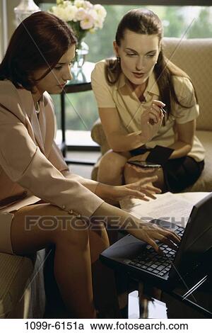 women, laptop, business, indoors, Caucasian, businesswomen View Large Photo Image Stock Image - women, laptop, business, indoors, Caucasian, businesswomen. Fotosearch