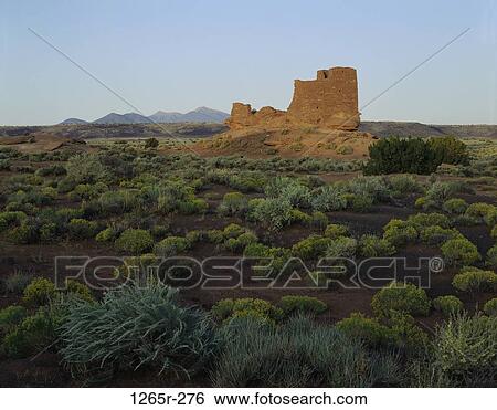 Stock Photograph - Wukoki Pueblo, Wupatki National Monument, Arizona, USA. Fotosearch