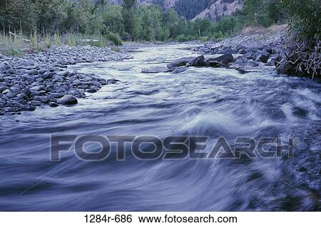 Stock Photograph - Big Wood River, Idaho, USA. Fotosearch