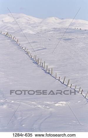 fence, snow, rural, winter, covering, cold, nature View Large Photo Image Stock Photography - fence, snow, rural, winter, covering, cold, nature. Fotosearch