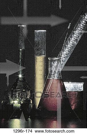 Picture - glass, industry, research, industrial, still life, science. Fotosearch
