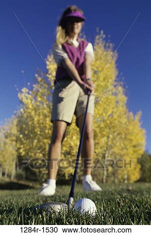 grass, woman, golf, ball, outdoors, sports, club View Large Photo Image Stock Image - grass, woman, golf, ball, outdoors, sports, club. Fotosearch