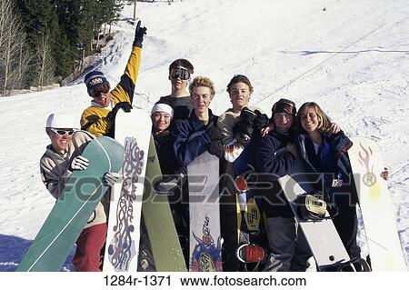 group, multiethnic, people, snow, friendship, winter View Large Photo Image Stock Image - group, multiethnic, people, snow, friendship, winter. Fotosearch