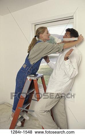 home, ladder, couple, tape, mouth, silence, defeat View Large Photo Image Stock Photo - home, ladder, couple, tape, mouth, silence, defeat. Fotosearch