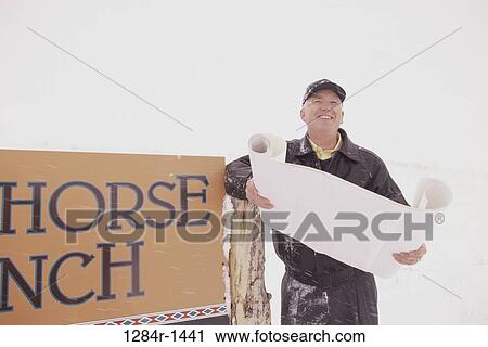 industry, construction, senior, holding, blueprints View Large Photo Image Stock Image - industry, construction, senior, holding, blueprints. Fotosearch