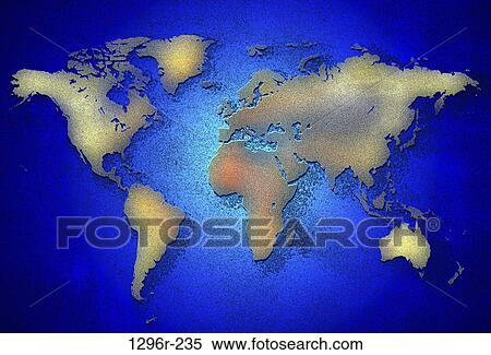 Stock Photography - map, global, continents, geography, Maps flat. Fotosearch
