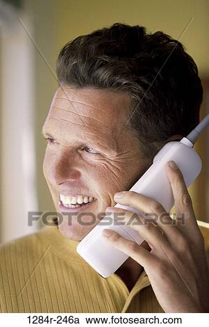 people, telephone, talking, phone, Middle-aged, brunette View Large Photo Image Stock Image - people, telephone, talking, phone, Middle-aged, brunette. Fotosearch