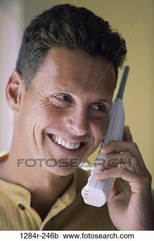 people, telephone, talking, phone, Middle-aged, brunette View Large Photo Image Stock Image - people, telephone, talking, phone, Middle-aged, brunette. Fotosearch