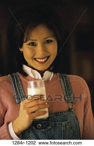 people, woman, Asian, healthy, milk, drinking, health View Large Photo Image Stock Image - people, woman, Asian, healthy, milk, drinking, health. Fotosearch