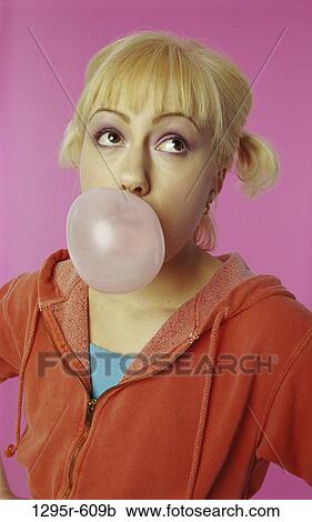people, woman, bubble, blond, indoors, Caucasian View Large Photo Image Stock Image - people, woman, bubble, blond, indoors, Caucasian. Fotosearch