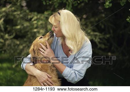 people, woman, dog, pet, outdoors, Middle-aged View Large Photo Image Stock Image - people, woman, dog, pet, outdoors, Middle-aged. Fotosearch