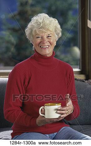 people, woman, senior, mug, drinking, cup View Large Photo Image Stock Image - people, woman, senior, mug, drinking, cup. Fotosearch