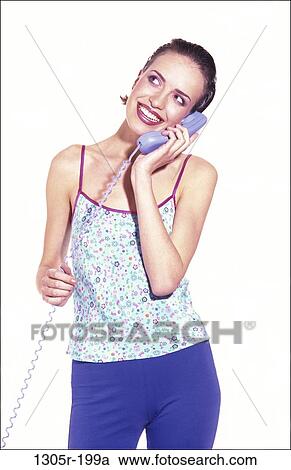 people, woman, smiling, telephone, talking, listening, phone View Large Photo Image Stock Image - people, woman, smiling, telephone, talking, listening, phone. Fotosearch