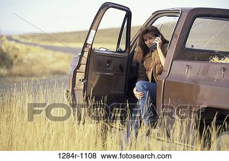 people, woman, telephone, road, talking, phone View Large Photo Image Stock Photo - people, woman, telephone, road, talking, phone. Fotosearch