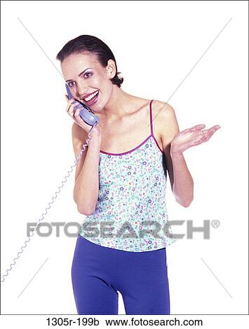 people, woman, telephone, talking, phone, receiver, holding View Large Photo Image Stock Image - people, woman, telephone, talking, phone, receiver, holding. Fotosearch