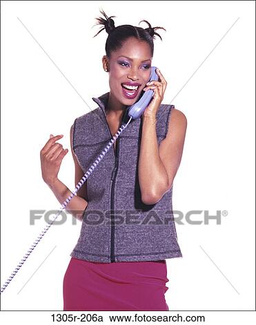 people, woman, telephone, talking, phone, happy, laughing View Large Photo Image Stock Image - people, woman, telephone, talking, phone, happy, laughing. Fotosearch